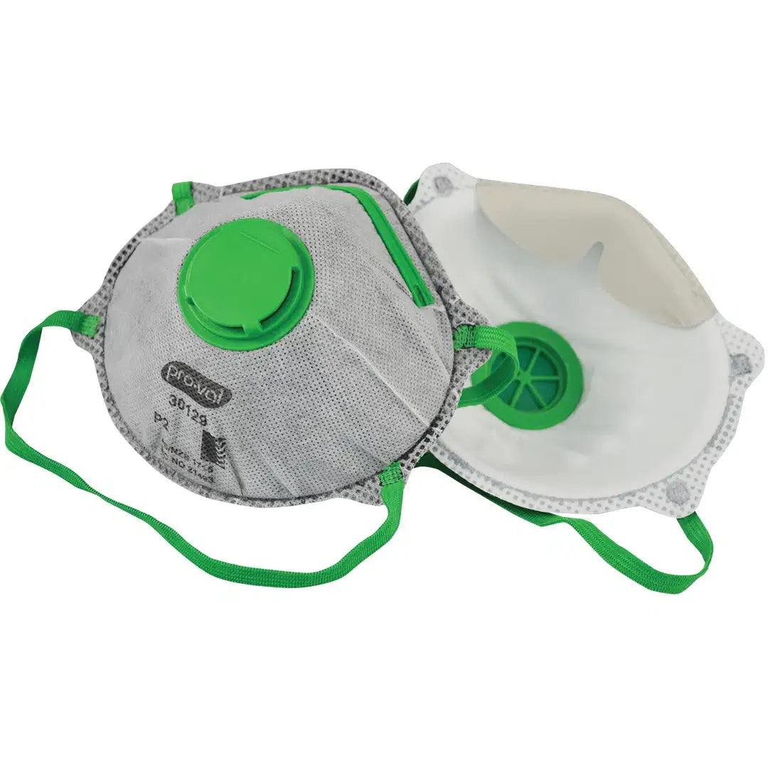 P2 Disposable Dust Masks Carbon Lined with Valve Box-10