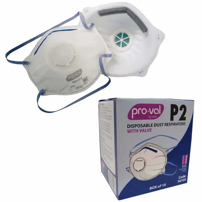 P2 Disposable Dust Masks with Valve Box-10