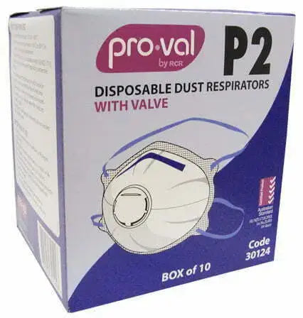 P2 Disposable Dust Masks with Valve Box-10