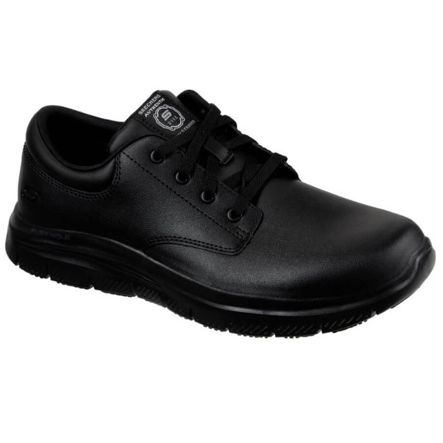 Skechers 77513 Flex Advantage SR Fourche Mens Leather Lace Up Shoes