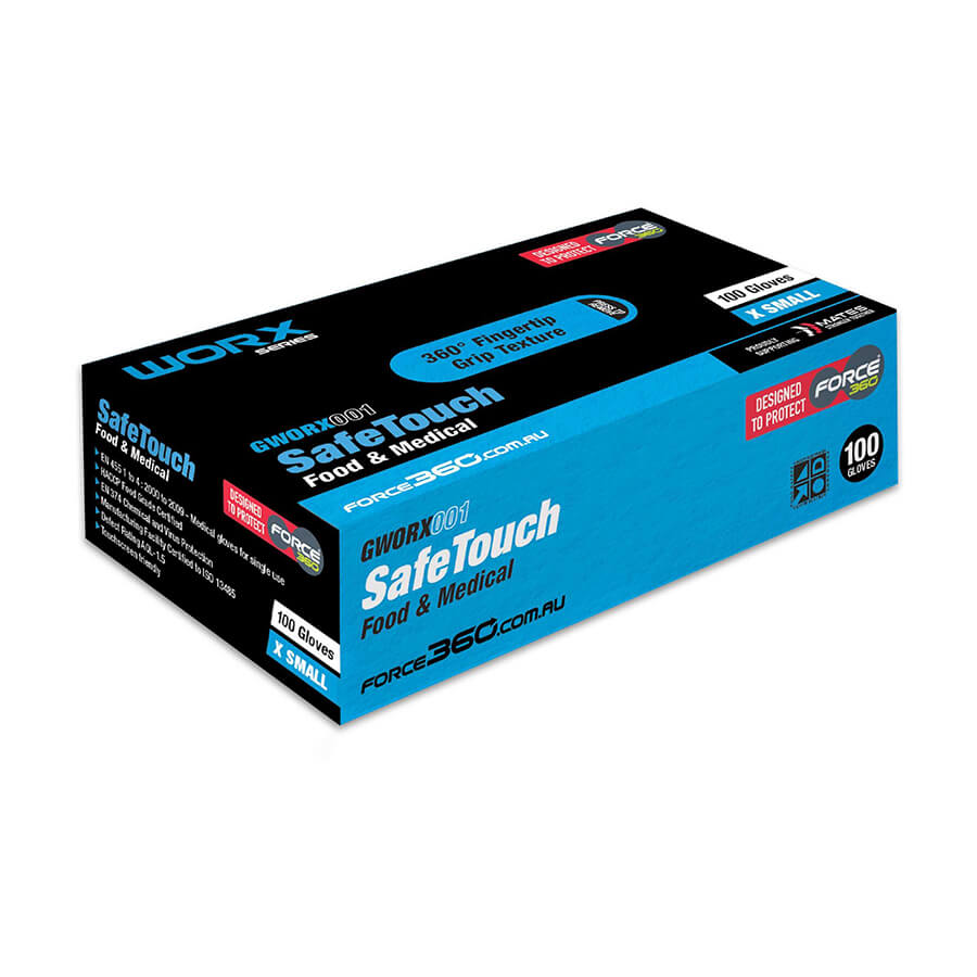 Force360 SafeTouch Food and Medical Disposable Nitrile Glove