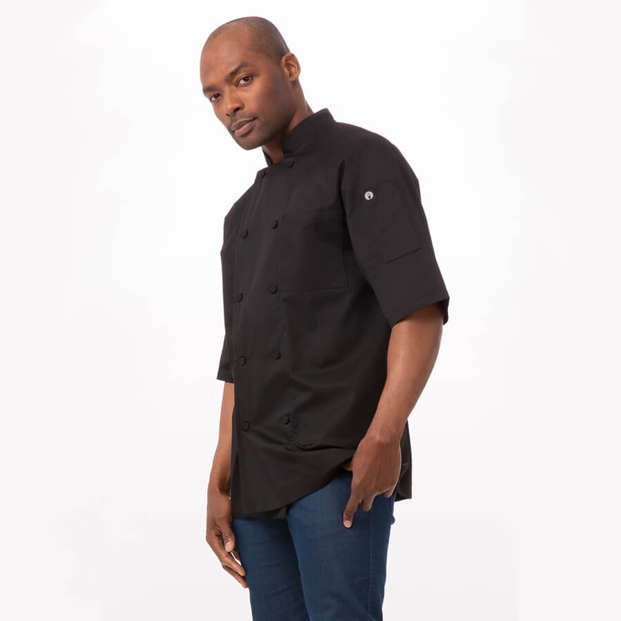 JLCV Montreal Short Sleeve Cool Vent Chef Jacket