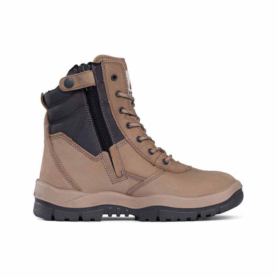 Mongrel 251 High Leg Zip Side Lace Up Safety Boot