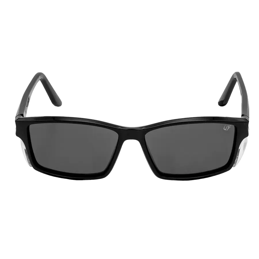 Twister Safety Glasses Smoke Lens Black Frame