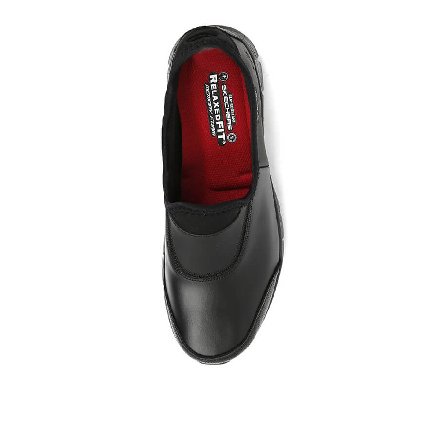 Skechers 76536 Sure Track Ladies Leather Slip On Shoes