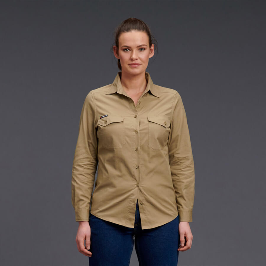 K69880 Womens Workcool2 Long Sleeve Shirt