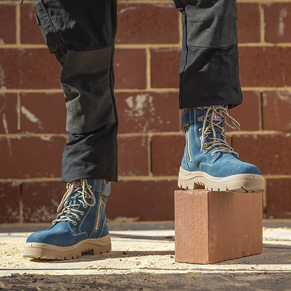 Steel Blue Southern Cross Zip Safety Boot TPU Sole