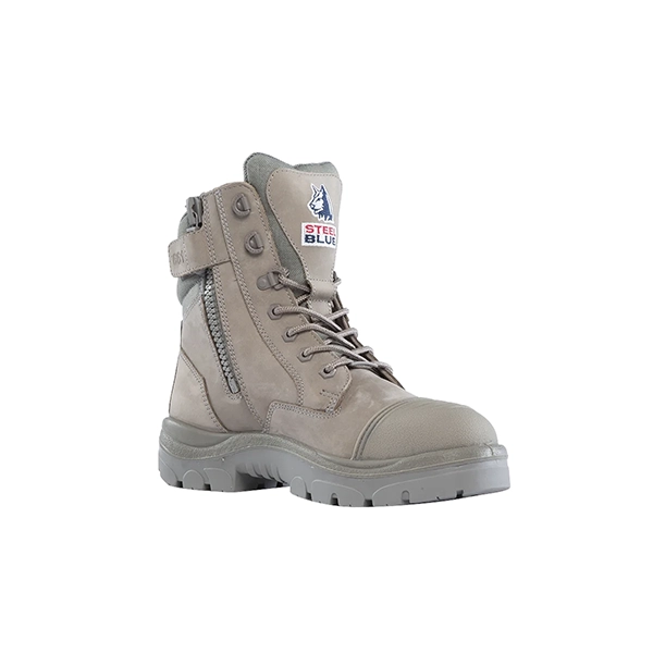 Steel Blue Southern Cross Zip Safety Boot w. Scuff Cap TPU