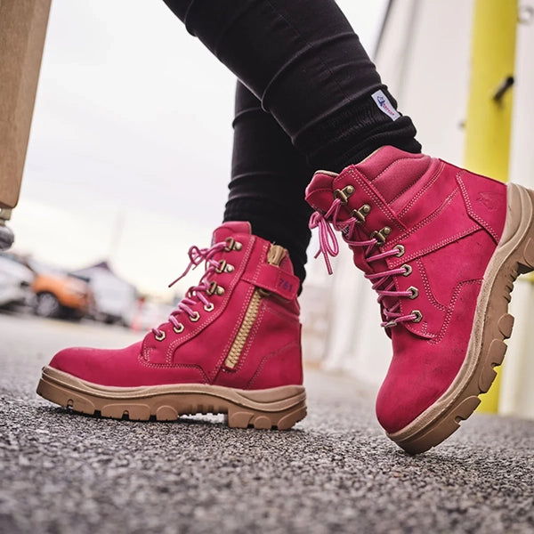 Steel Blue Southern Cross Zip Ladies Safety Boot TPU