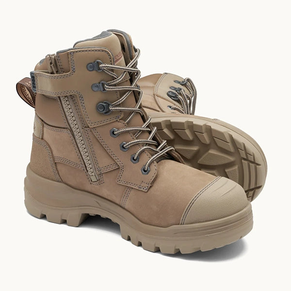 Blundstone 8063 RotoFlex Water-Resistant Nubuck TPU 150mm Zip Sided Safety Boot