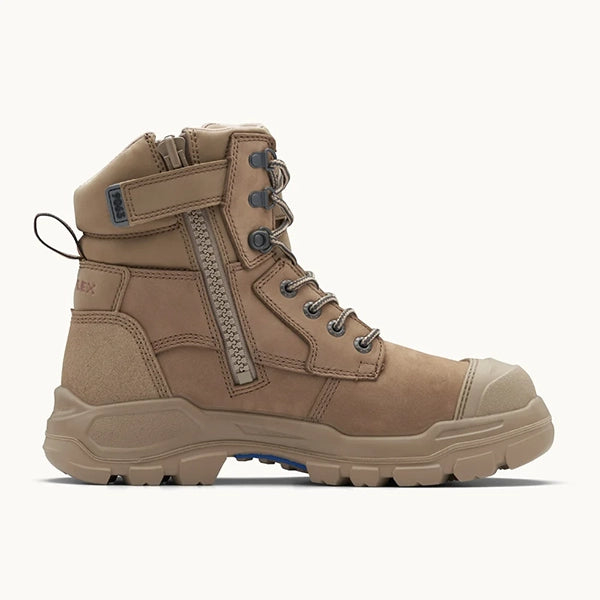 Blundstone 9063 RotoFlex Water-Resistant Nubuck PU/R 150mm Zip Sided Safety Boot