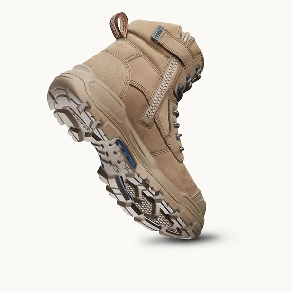 Blundstone 9063 RotoFlex Water-Resistant Nubuck PU/R 150mm Zip Sided Safety Boot