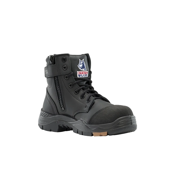 Steel Blue Argyle Zip Composite Toe Safety Boot TPU