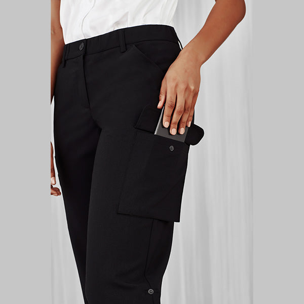Womens Comfort Waist Nurse Cargo Pant