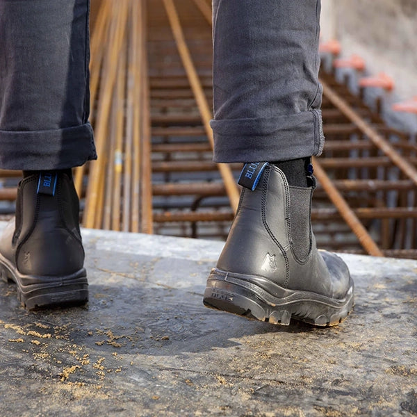 Steel Blue Hobart Elastic Sided Safety Boot TPU Sole