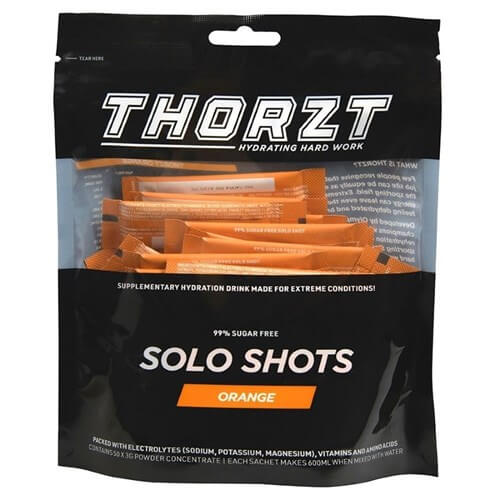 Thorzt Sugar Free Solo Shot Pack Orange 50 X 3G