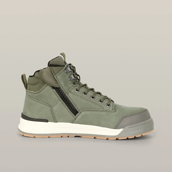 Y60203 Zip/Lace Ankle Safety Boot