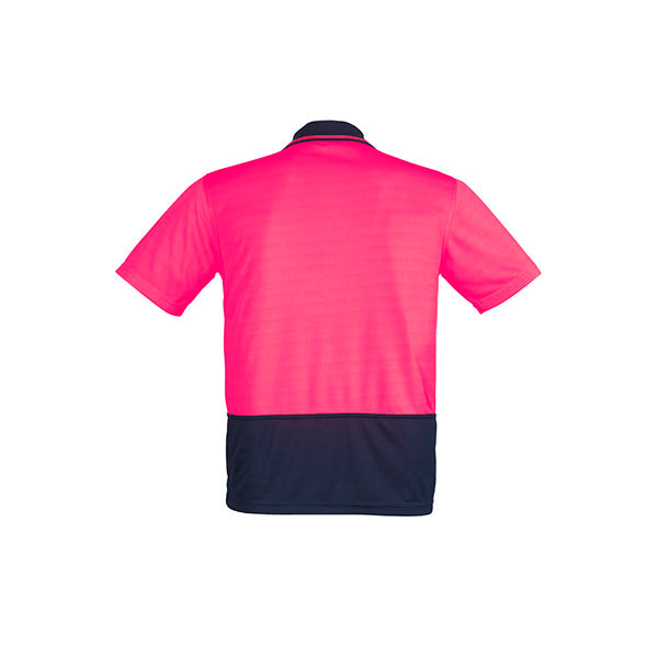 ZH231 Syzmik Unisex Hi Vis Basic Spliced Short Sleeve Polo