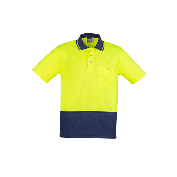ZH231 Syzmik Unisex Hi Vis Basic Spliced Short Sleeve Polo
