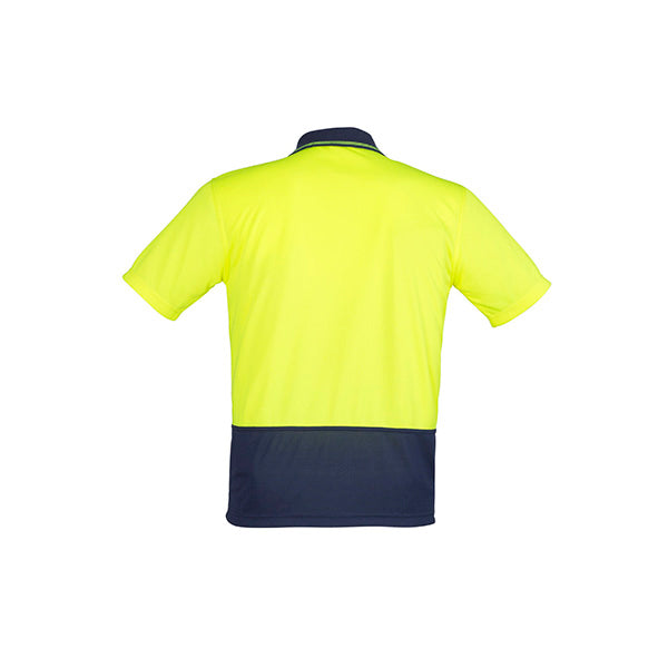 ZH231 Syzmik Unisex Hi Vis Basic Spliced Short Sleeve Polo