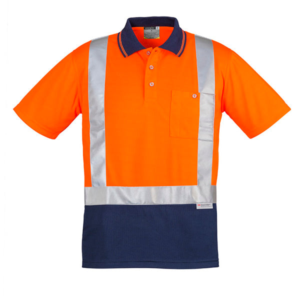 ZH233 Syzmik Hi Vis Short Sleeve Shoulder Taped Polo