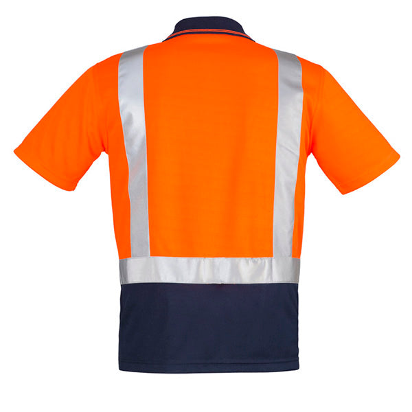ZH233 Syzmik Hi Vis Short Sleeve Shoulder Taped Polo