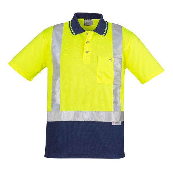 ZH233 Syzmik Hi Vis Short Sleeve Shoulder Taped Polo