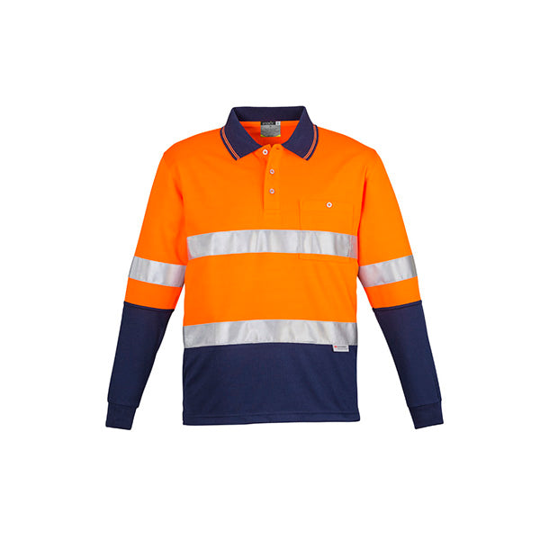 ZH235 Syzmik Hi Vis Long Sleeve Hoop Taped Polo