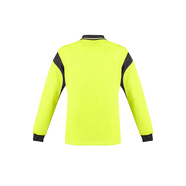 ZH249 Syzmik Hi Vis Aztec Long Sleeve Polo