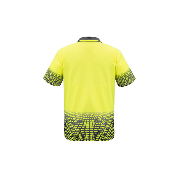 ZH300 Syzmik Hi Vis Tracks Short Sleeve Polo