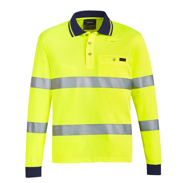 ZH380 Syzmik Unisex Hi Vis Bio Motion Taped Polo