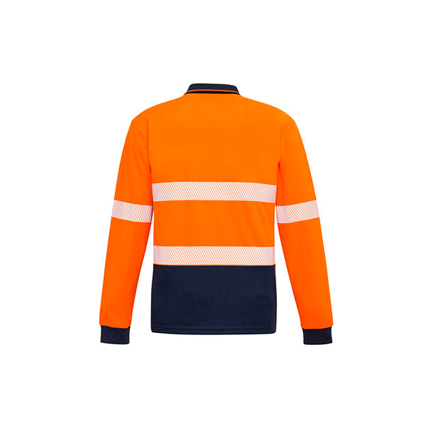 ZH530 Syzmik Unisex Hi Vis Segmented Tape Long Sleeve Polo