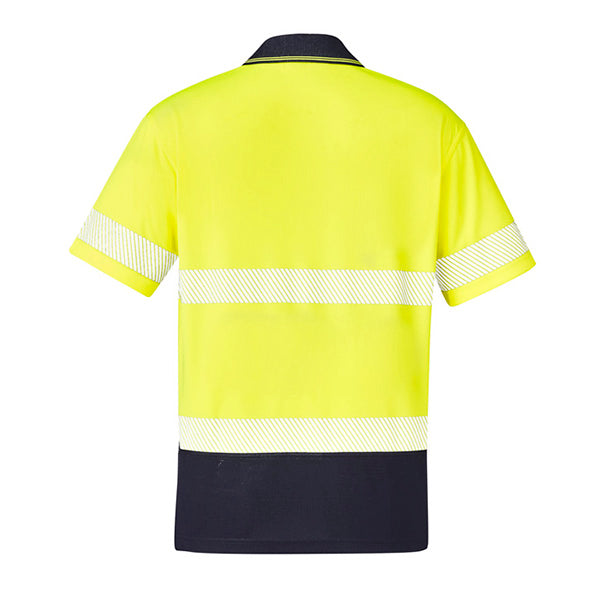 ZH535 Syzmik Unisex Hi Vis Segmented Tape Short Sleeve Polo