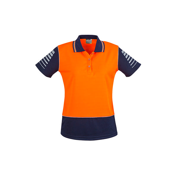 ZHL236 Syzmik Womens Hi Vis Zone Short Sleeve Polo