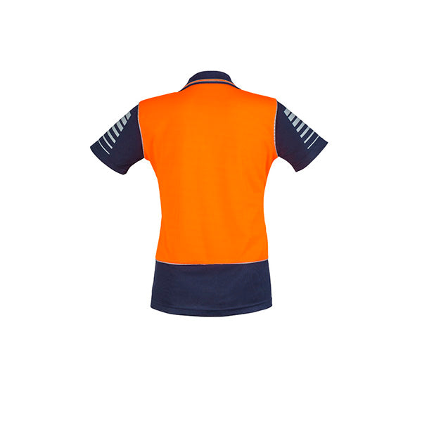 ZHL236 Syzmik Womens Hi Vis Zone Short Sleeve Polo