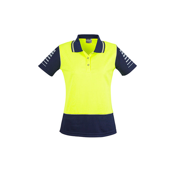 ZHL236 Syzmik Womens Hi Vis Zone Short Sleeve Polo