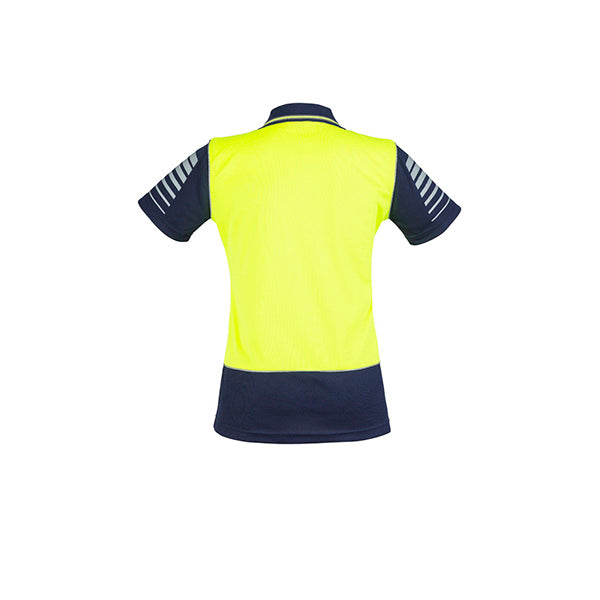 ZHL236 Syzmik Womens Hi Vis Zone Short Sleeve Polo