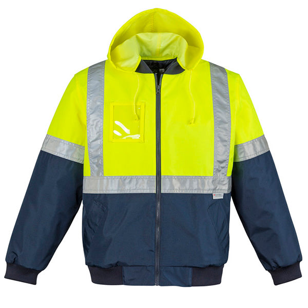 ZJ351 Syzmik Mens HI Vis Quilted Flying Jacket