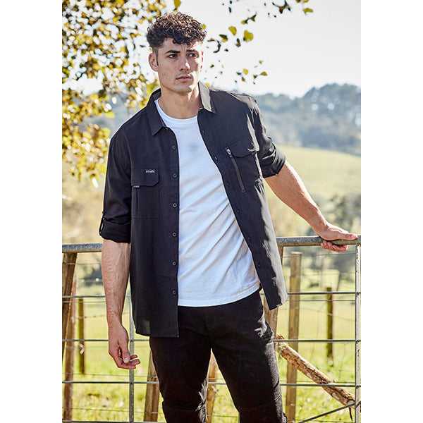 ZW460 Syzmik Mens Outdoor Long Sleeve Shirt