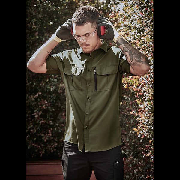 ZW465 Syzmik Mens Outdoor Short Sleeve Shirt