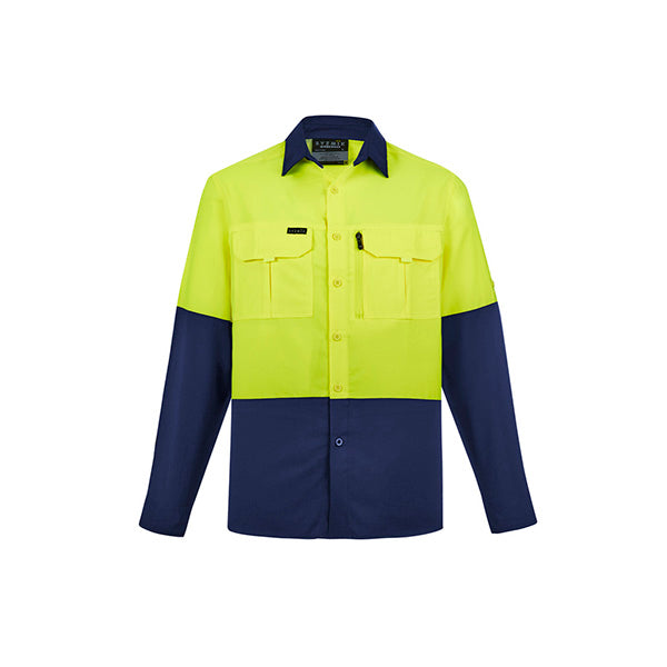 ZW468 Syzmik Mens Hi Vis Outdoor Long Sleeve Shirt