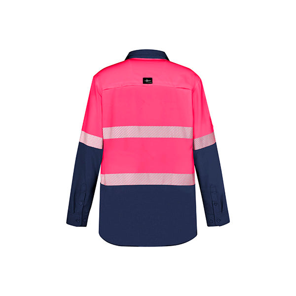 ZW470 Syzmik Mens Taped Hi Vis Outdoor Long Sleeve Shirt