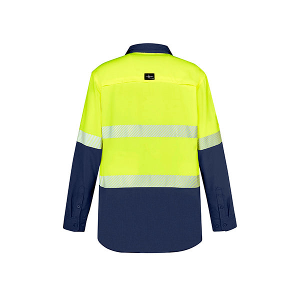 ZW470 Syzmik Mens Taped Hi Vis Outdoor Long Sleeve Shirt