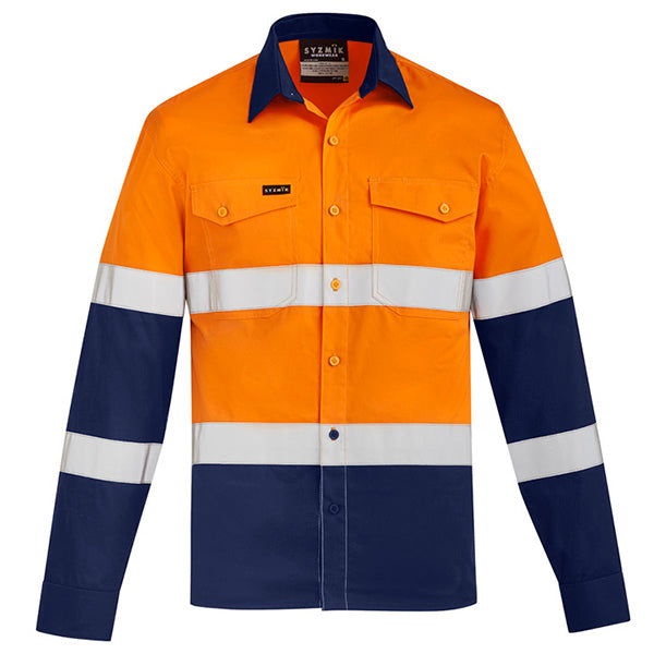 ZW520 Syzmik Mens Lightweight Hi Vis Bio Motion Taped Shirt