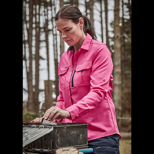 ZW760 Syzmik Womens Outdoor Long Sleeve Shirt