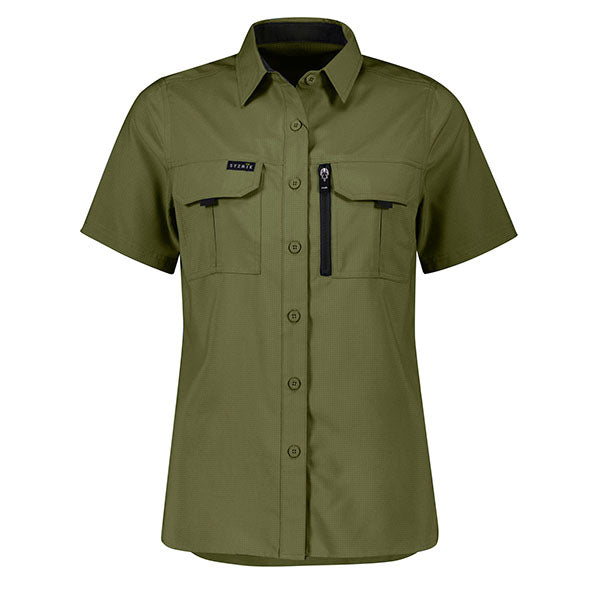 ZW765 Syzmik Womens Outdoor Short Sleeve Shirt