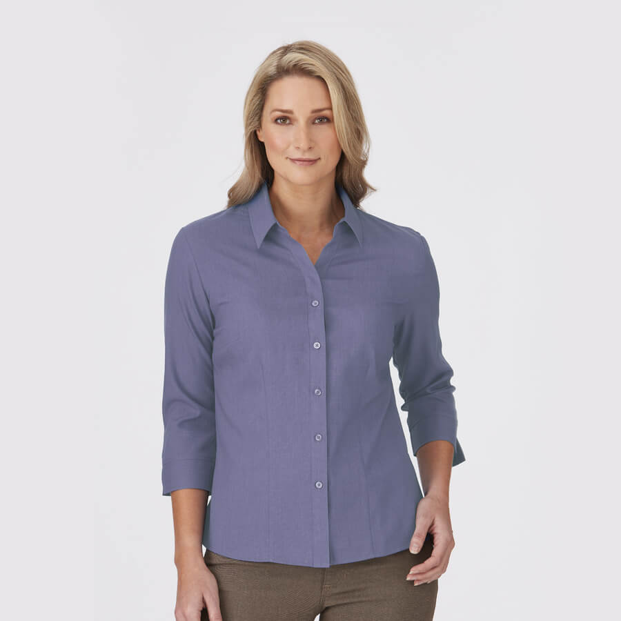 City Collection Ladies Ezylin 3/4 Sleeve Shirt