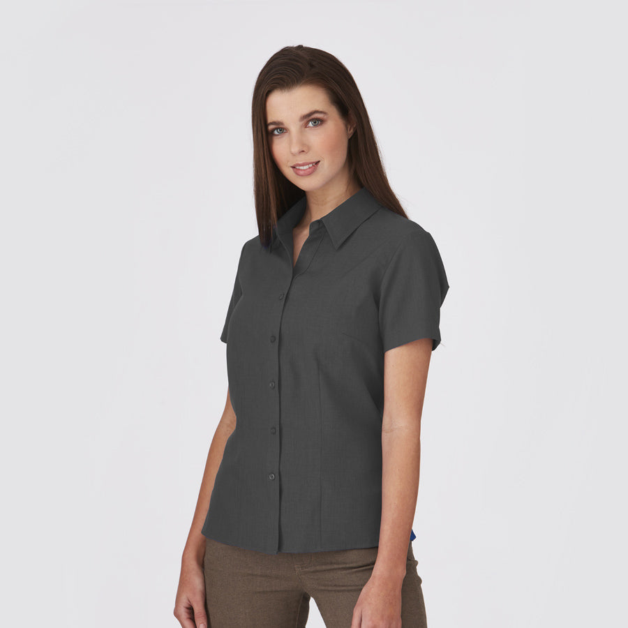 City Collection Ladies Ezylin Short Sleeve Shirt - Plus Sizes