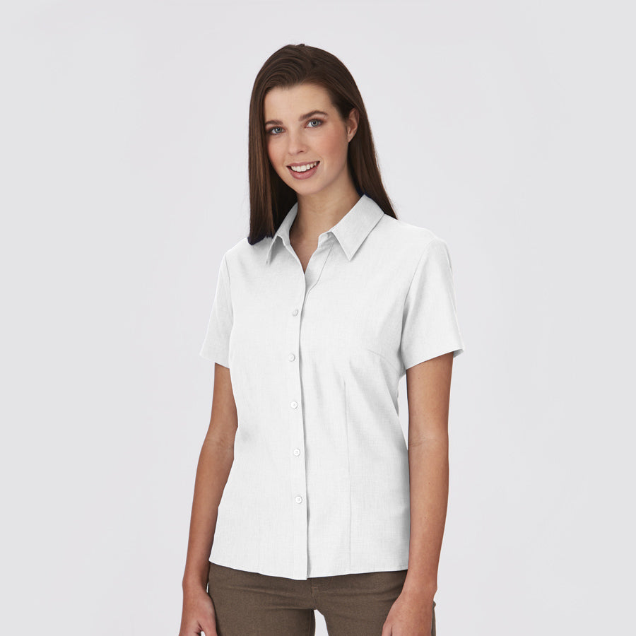 City Collection Ladies Ezylin Short Sleeve Shirt - Plus Sizes