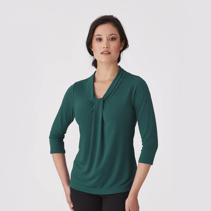 City Collection Pippa Knit - 3/4 Sleeve Blouse